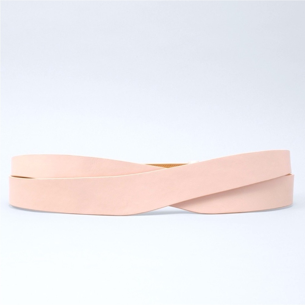 WHBM ROSE WIDE CROSSOVER BELT